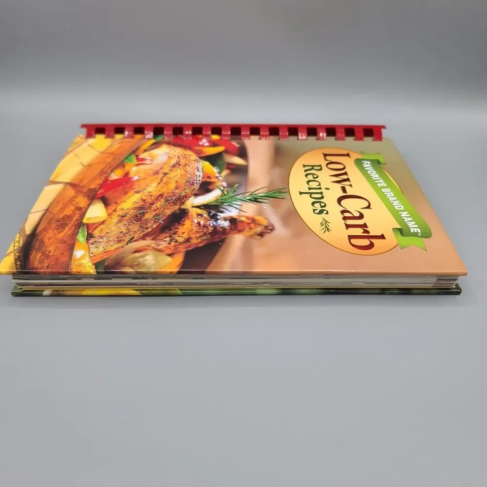 Low-Carb Recipes Favorite Brand Name Cookbook Hardcover Spiral Binding